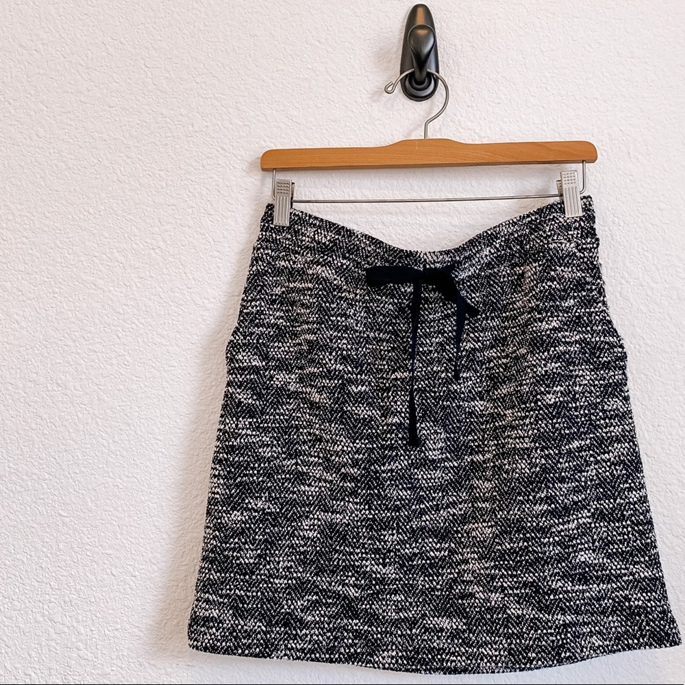 LOFT knit drawstring skirt